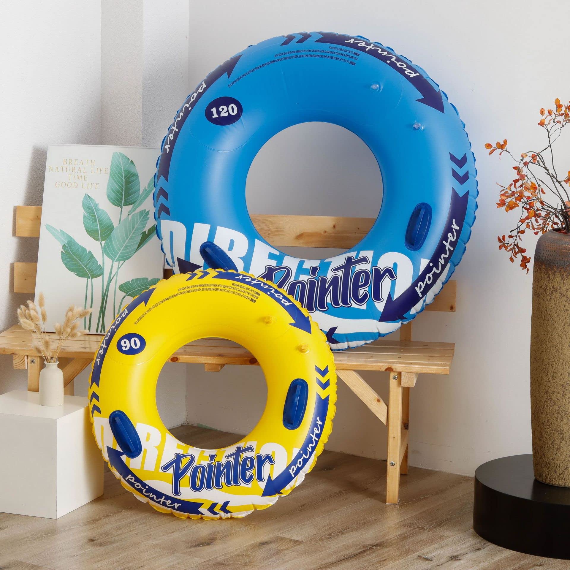 Amazon.co.jp: RZFZ 浮き輪 フロート 浮き具 大人用 O型 ダブルエア